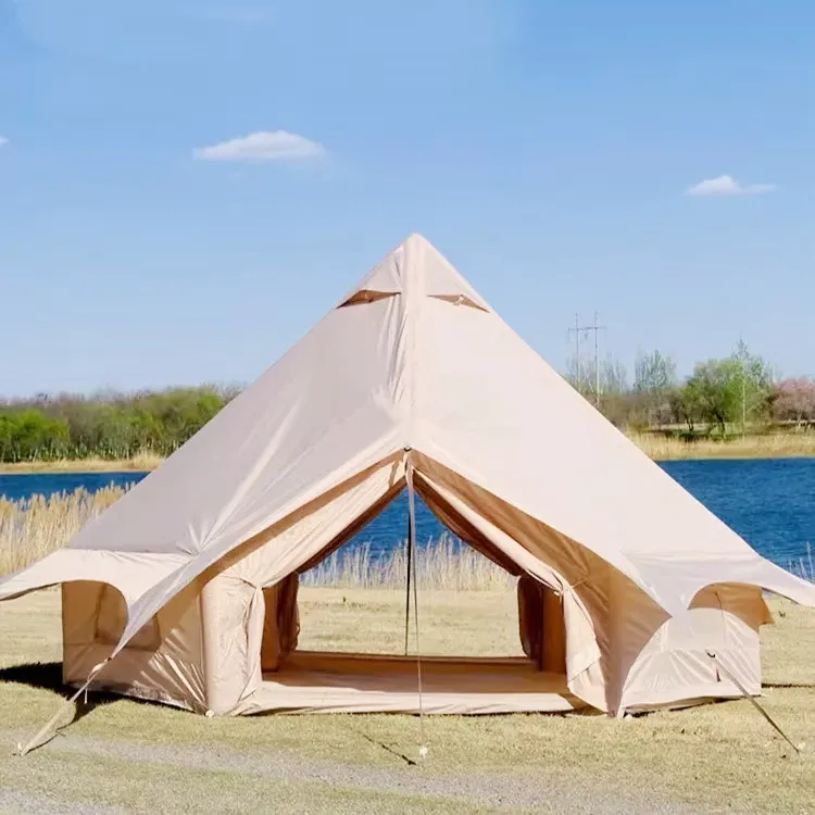 Newest Design Customized Air Inflatable Cabin Tent For Outdoor Camping Waterproof Ti[pi Tent