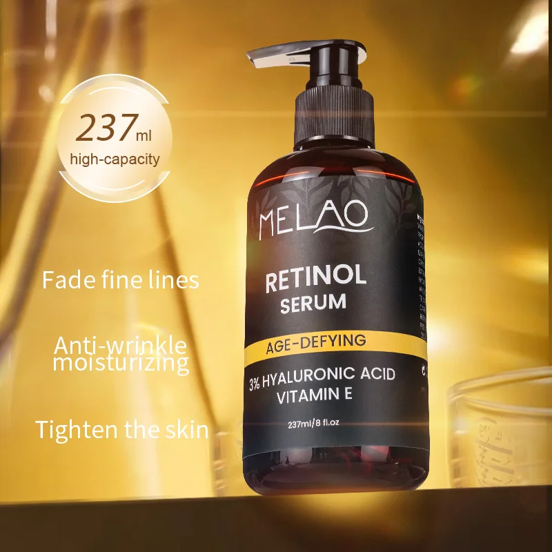 Private Label Paraben Free Face Body Care Skin Moisturizing Anti Aging Vegan Organic Hyaluronic Acid Retinol Face And Body Serum