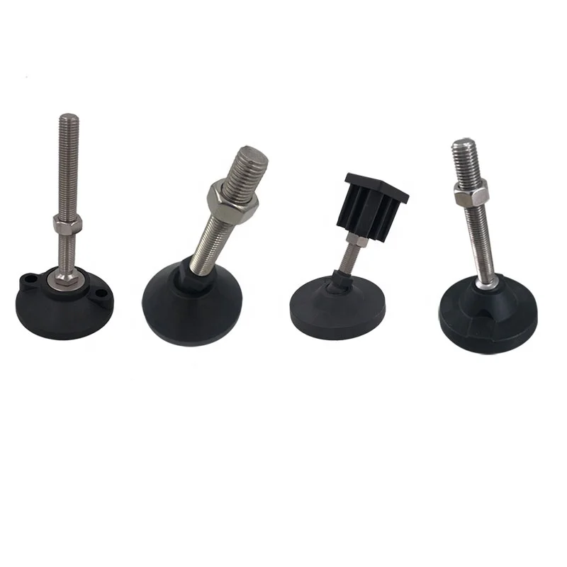 WELDON adjustable leveler with threaded hole feet for machinery