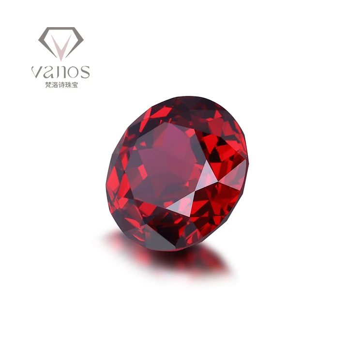 Hot Sale 1-5 Carat Round Shape Hydrothermal Colombian Certified Lab Created Ruby Loose Cut Gemstones Of Low Price