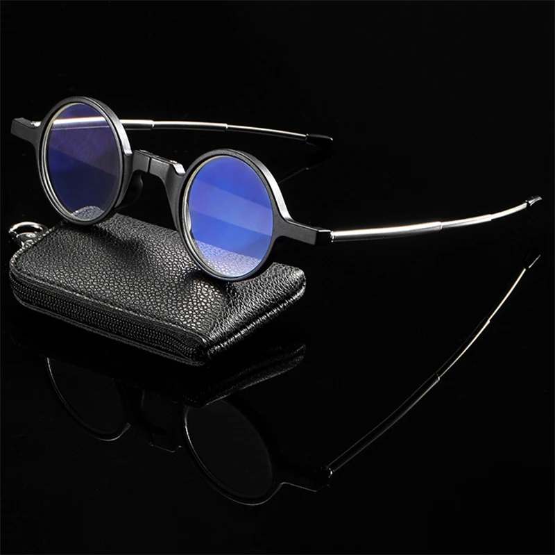 2022 Amazon Hot Selling Anti BlueLlight TR90 Folding Reading Glasses  with Spring Hinge