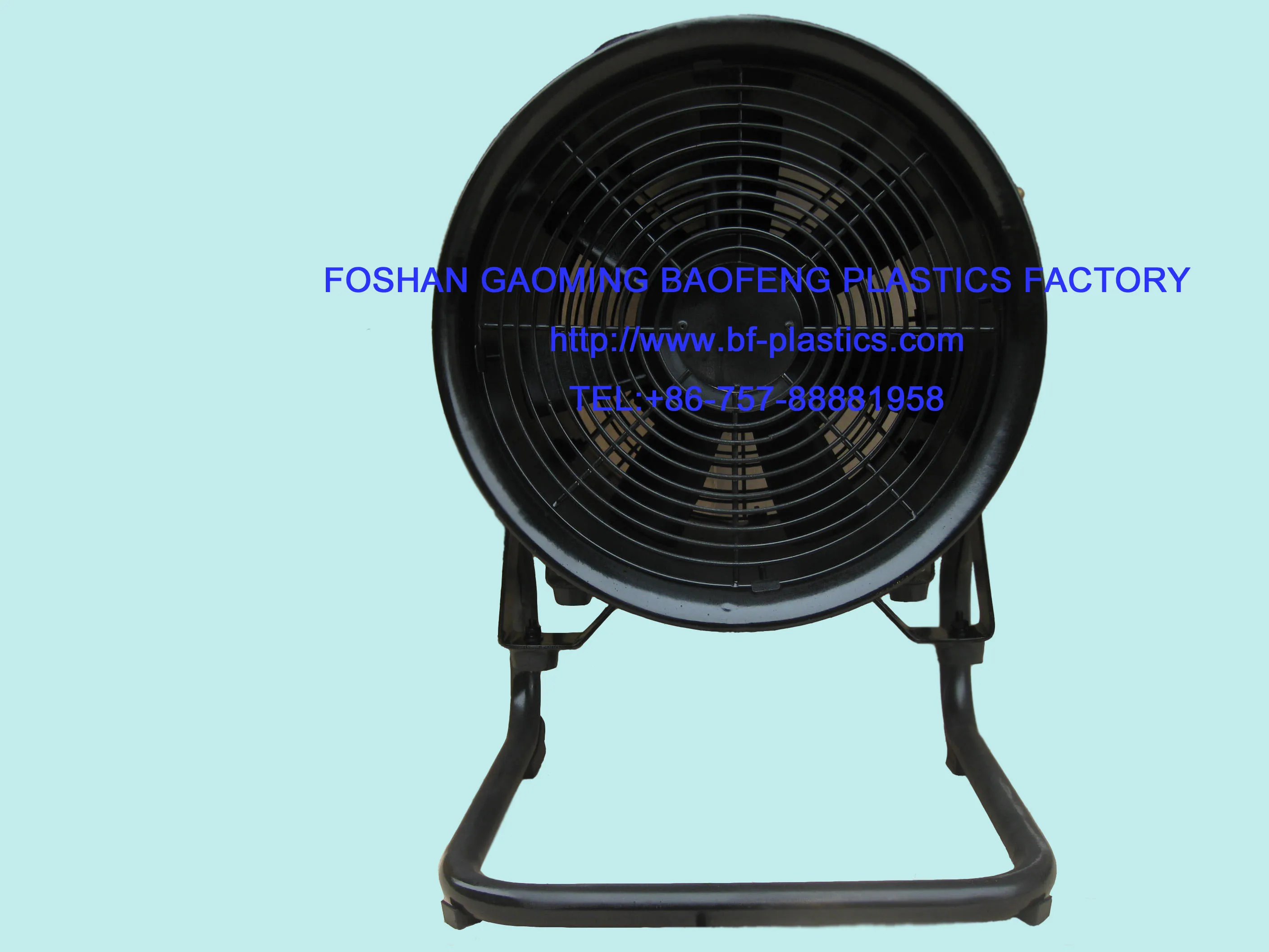 300mm black Model U adjustable industrial portable fan ventilation blower