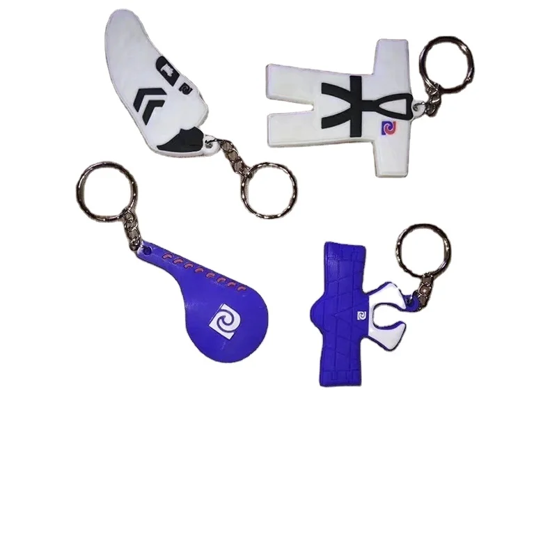 Rubber 3D Shape Keychain Taekwondo Karate Chains Ring Taekwondo Keychain for Kids Gifs