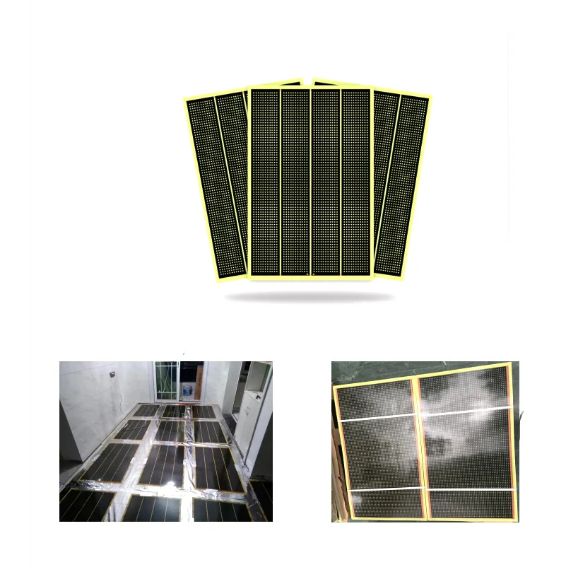 Wholesale Far Infrared Electric Floor Heating System Heating Panels Infrared Carbon Crystal Heating Film Plates