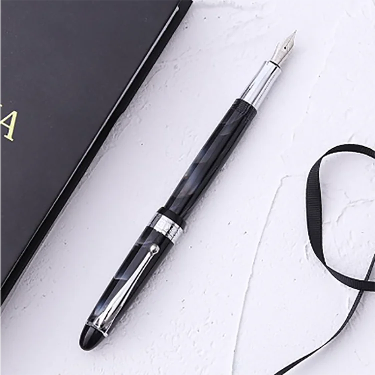 NM-101 Luxury Business Fountain Pen and Acrylic Colorful ink Pen Creative Stationery Fountain Pen for Men