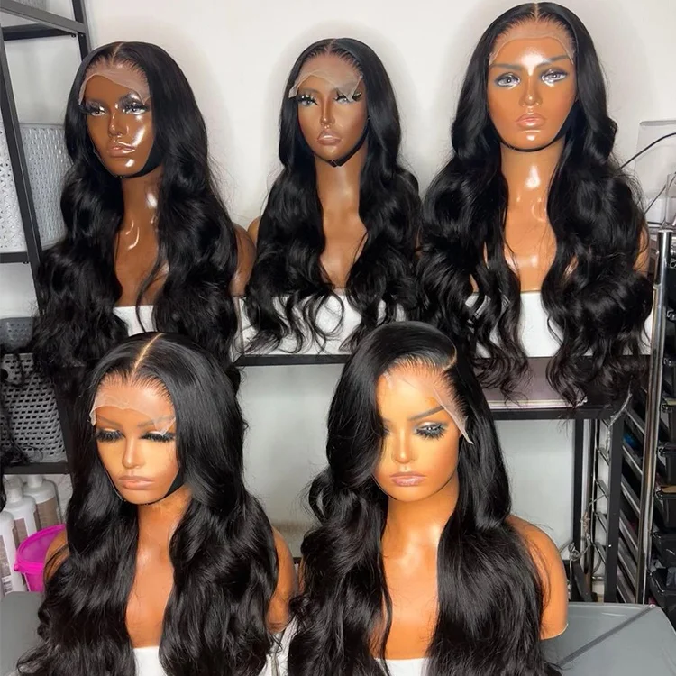 Pre Plucked Body Waves Human Hair Wig,13x4 13x6 Virgin Brazilian Hair Hd Lace Frontal Wigs,Loose Body Wave Wig For Black Women