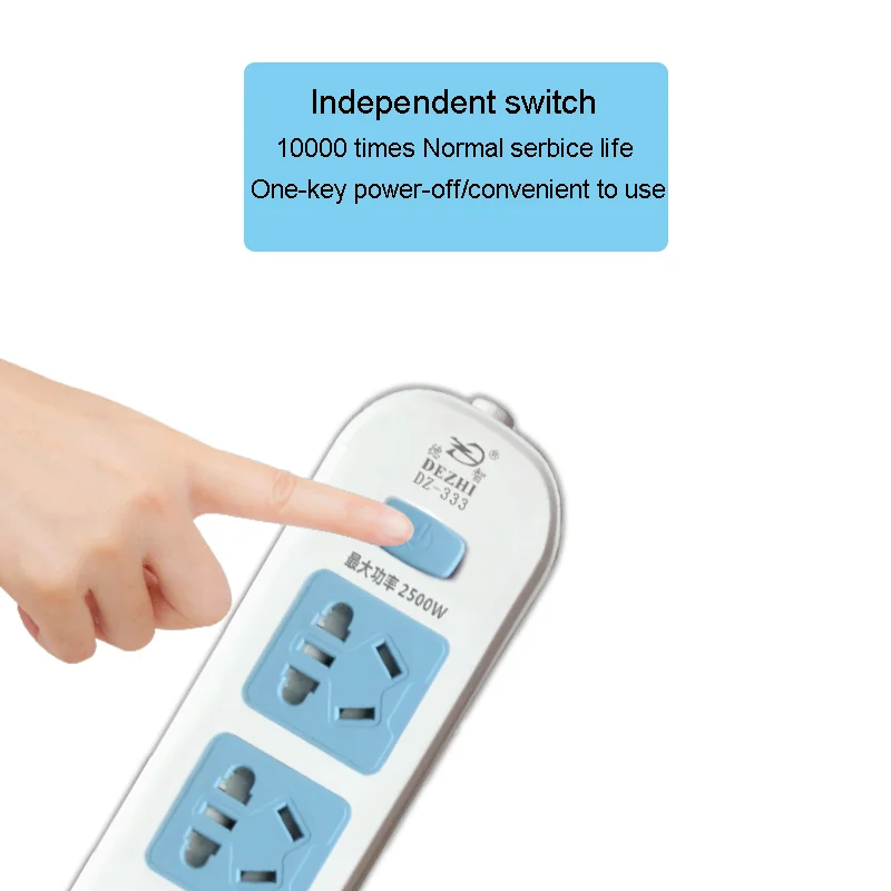 Direct sales High quality multi socket plug 220V electrical switches socket outlet power strip With Australian Standard plug