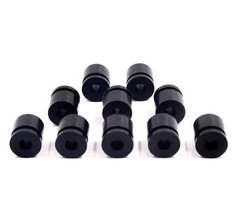 Silicone Rubber Column Electronic And Electrical Accessories Black Ding Qing Anti-slip Damping Rubber Column