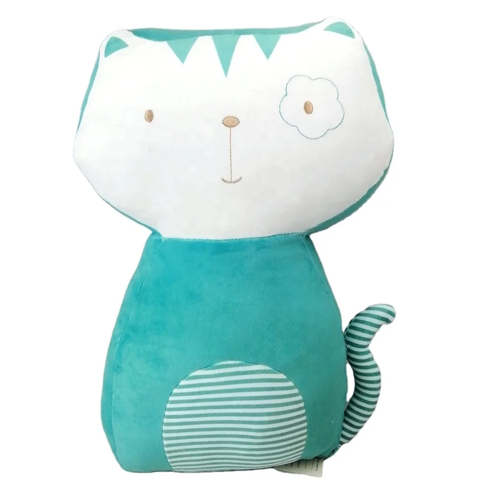 Hot Style Home Decor Cushion Animal Pillow Plush Cat Stuffed Pillow Unicorn Toy Lovely  Custom Cartoon Animal Soft Cat Toy