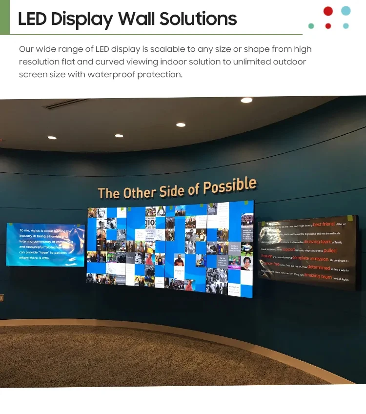 Big Led Video Wall High Brightness Screen Outdoor Led Screen Display Immersive 3D Visual LED Display Screen