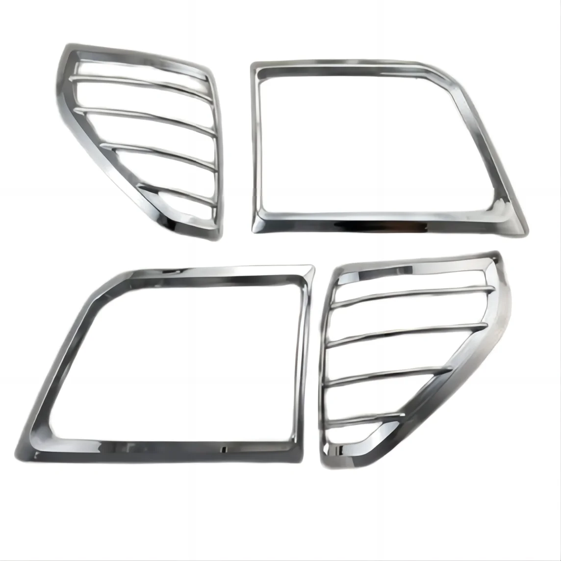 Hot auto Car Kit Chrome body Rear shield exterior accessories aluminum For Toyota Prado FJ90 1997-2002