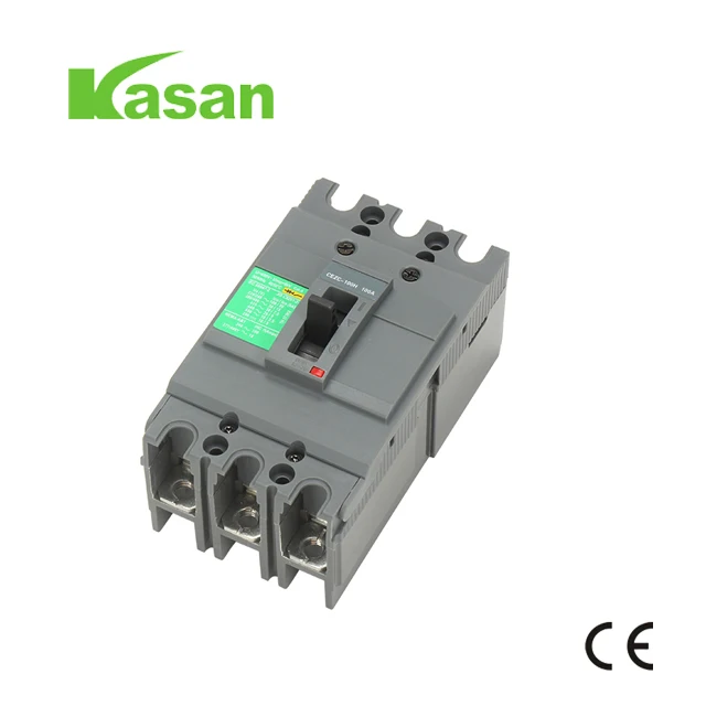 high quality earth leakage circuit breaker EZC elcb 4p 100amp MCCB