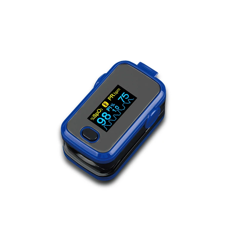 Portable Bluetooth Oxygen Meter Oximeter Oled  Kids Adult Blood Oxygen Fingertip  Pulse Oximeter