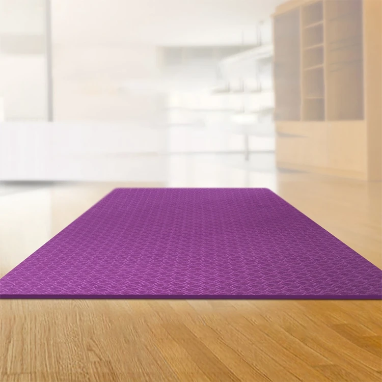 Pilates workout non slip stackable yoga mat black yoga mat custom logo private label fitness exercise mat for yoga