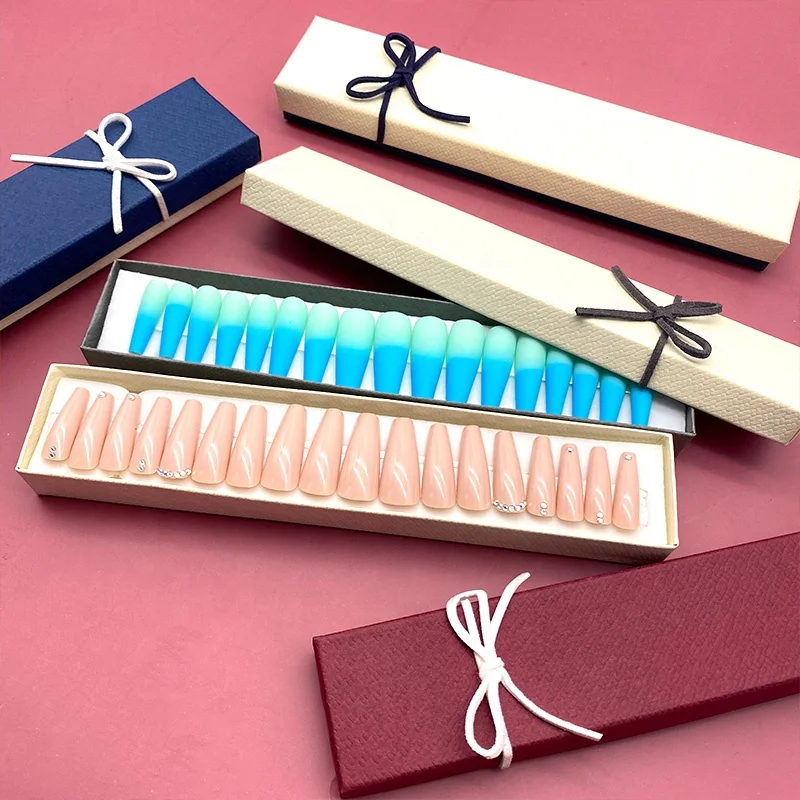 
Tstory 2021 Acrylic nail kit professional dropshipping press on nail faux ongle custom stick on nails 