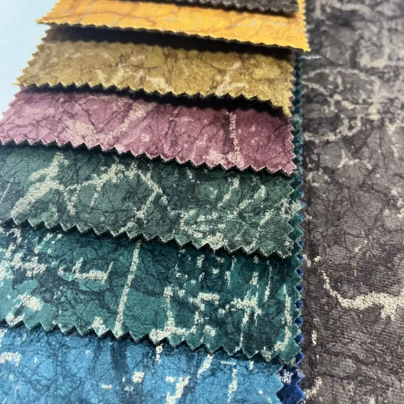 Оптовая продажа тканевая обивка для дивана с тиснением из голландского бархата и принтом лавсана домашний декор