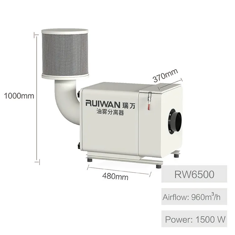 ruiwan rw6500 oil mist filter collector machine