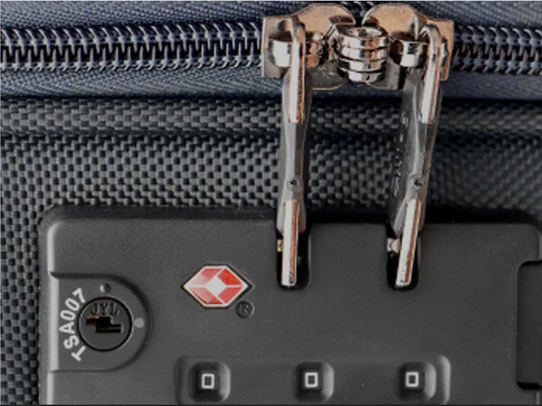 Nylon high quality soft durable pinner 4 wheels luggage