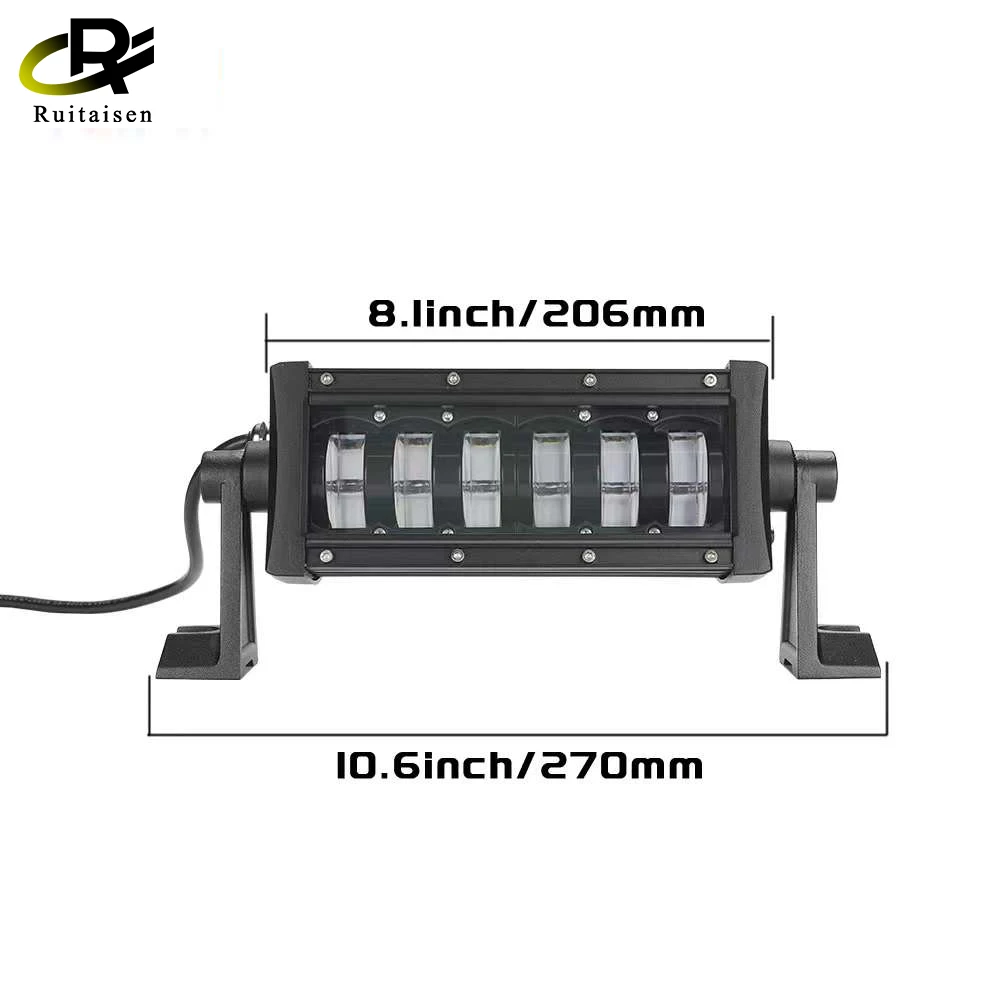 48W-408W Led Light Bar with High Low Beam Led Work Lamp Lens Spotlight for 4X4 SUV ATV Truck Off Road Boat LED Bar Lighting