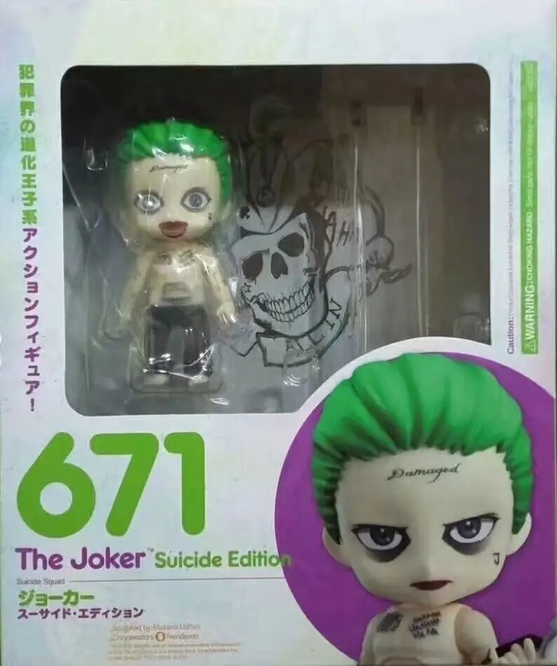 Suicide Squads PVC Toys Garage Kits Joker Action Figures Harley Quinn Nendoroids Doll for Collection Gift for Kids