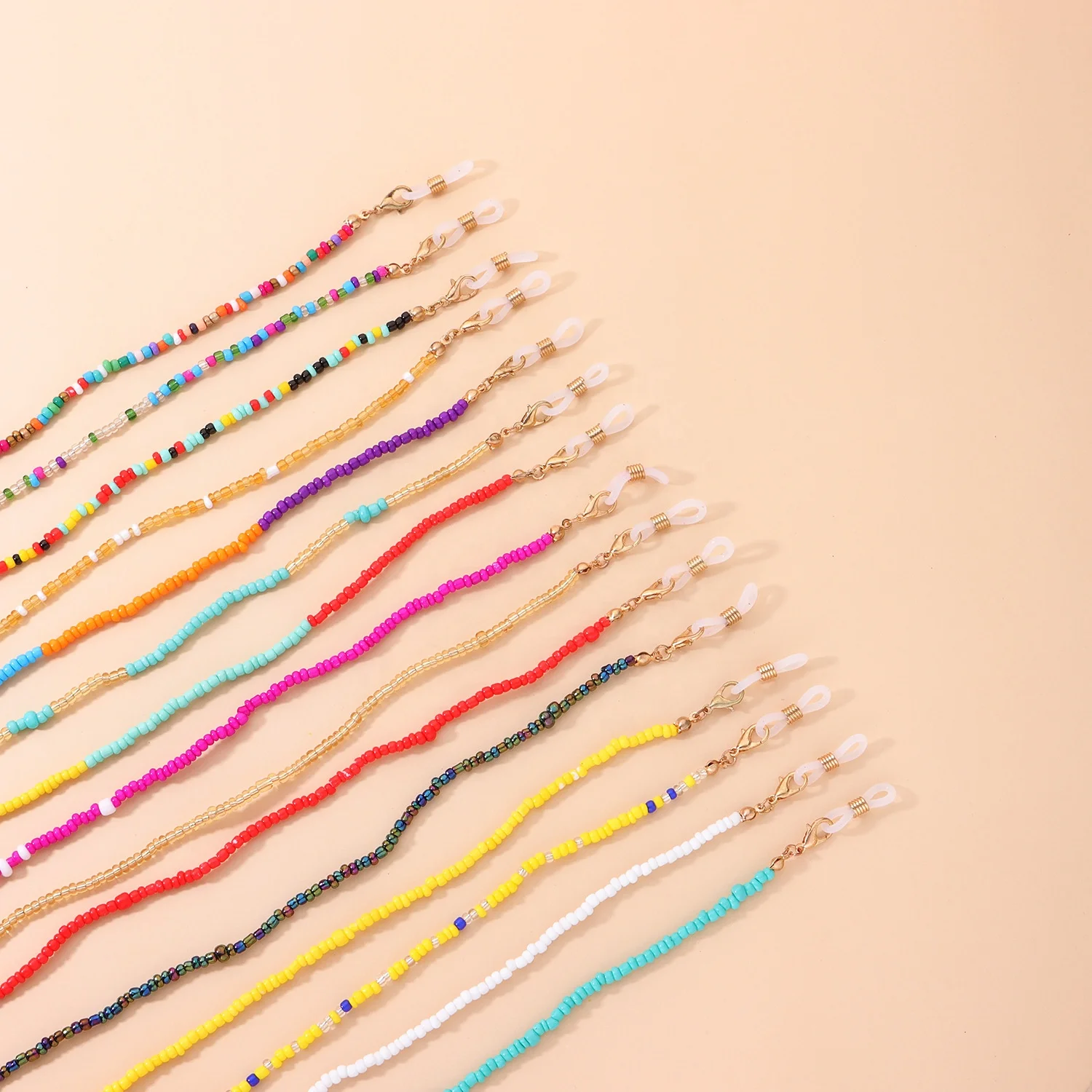 Zuowen Wholesale Glasses Chain Colorful Tassel Beaded Chain For Facemask Eyeglasses