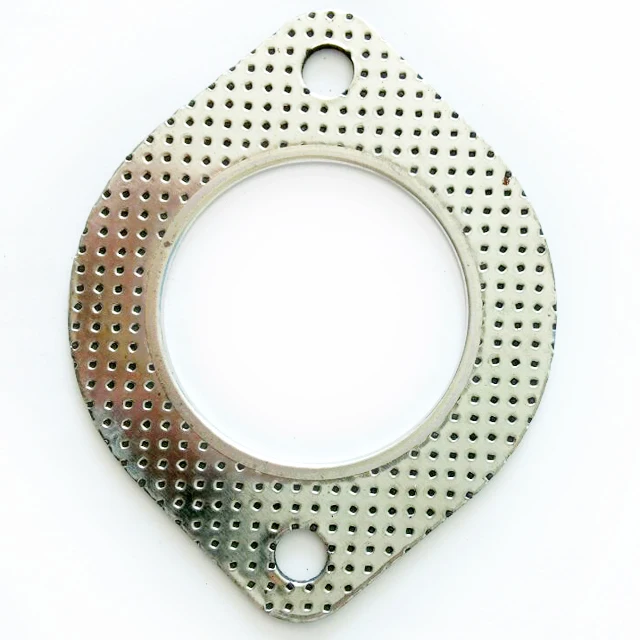 2 Bolt Exhaust Pipe Flange Gasket Intermediate Pipe To Muffler Gasket For Mitsubishi