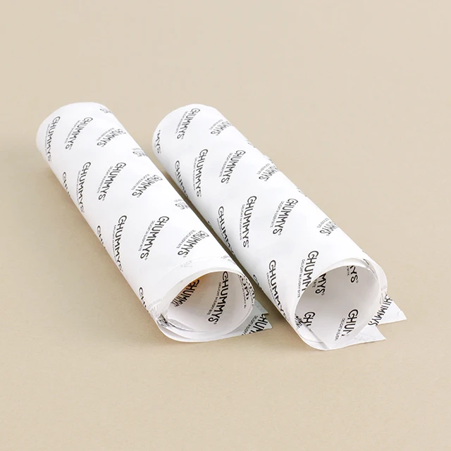 Hot Sale Customized Logo Printed Grease Proof Paper Sheets With PE Film