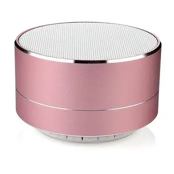 New arrivals 2019 metal mini portable wireless sound bluetooth speaker with Mic TF card FM radio AUX MP3 music play loudspeaker