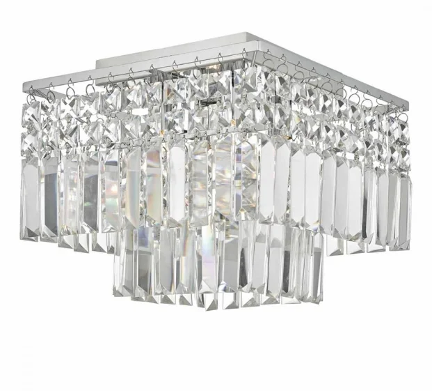 Design square ceiling light suspended modern light fancy clear crystal lighting chandeliers ceiling
