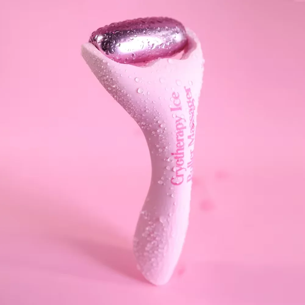 Daily use Aluminum roller skin cooling stainless steel facial body massager ice roller Skin Cooling System 2 In 1 Ice Roller