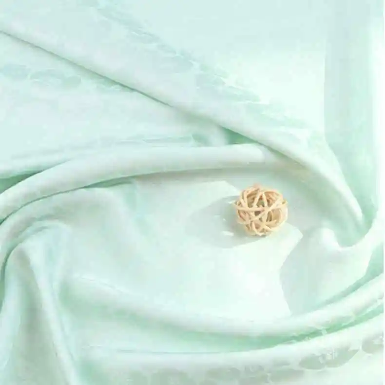 New popular bubble cotton pattern satin jacquard fabric 90GSM 150cm width for clothing and bag