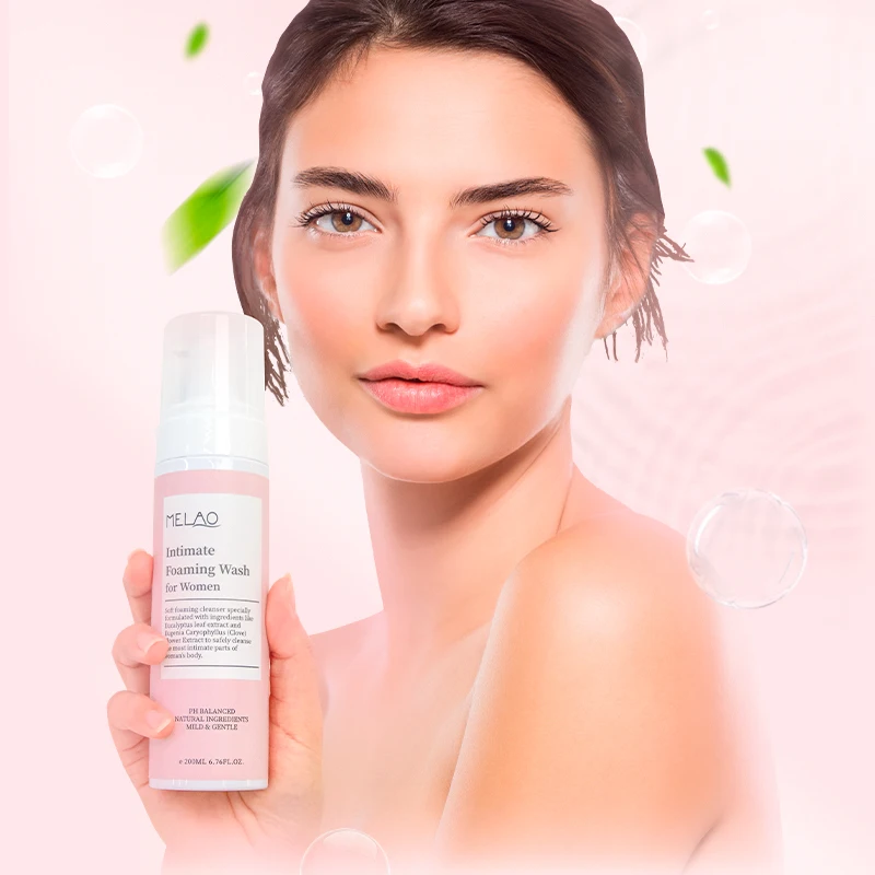 Private label Organic PH Balanced vaginal Hygiene Yoni Wash Female Vagina Foam Wash for Women