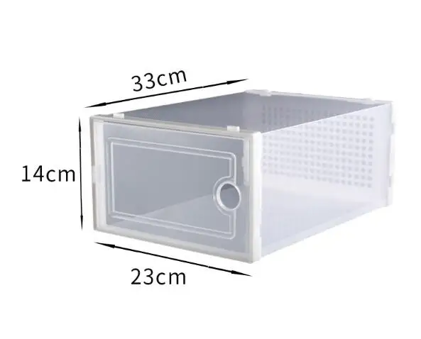 Hot Sale Wholesale Shoe Container Cubes for Sneaker Stackable Organizer Shoe Storage Box Sneaker Boxes