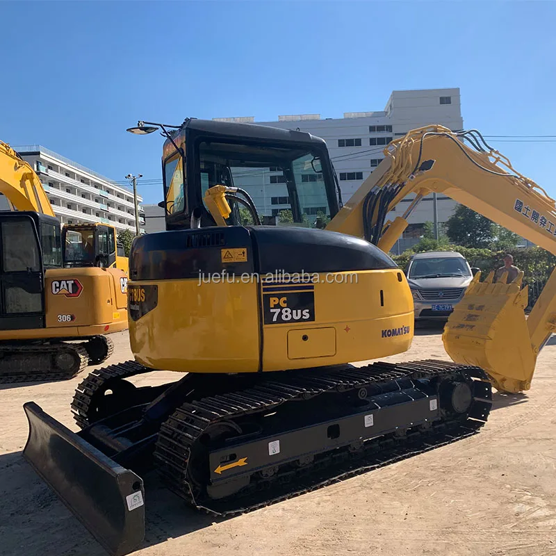 JUEFU подержанный экскаватор KOMATSU PC78US 7 тонн Япония Новое поступление мини EPA CE Хорошее состояние использованный komatsu для продажи