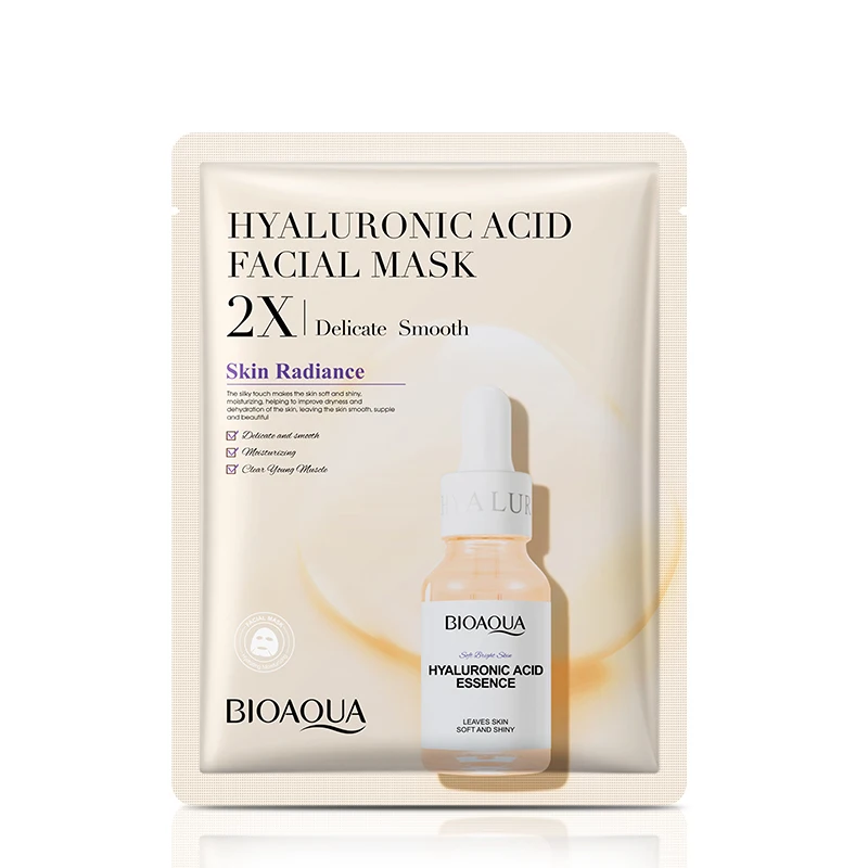 BIOAQUA OEM ODM beauty facial skin care sheet mask hyaluronic acid vitamins Anti-aging collagen face mask