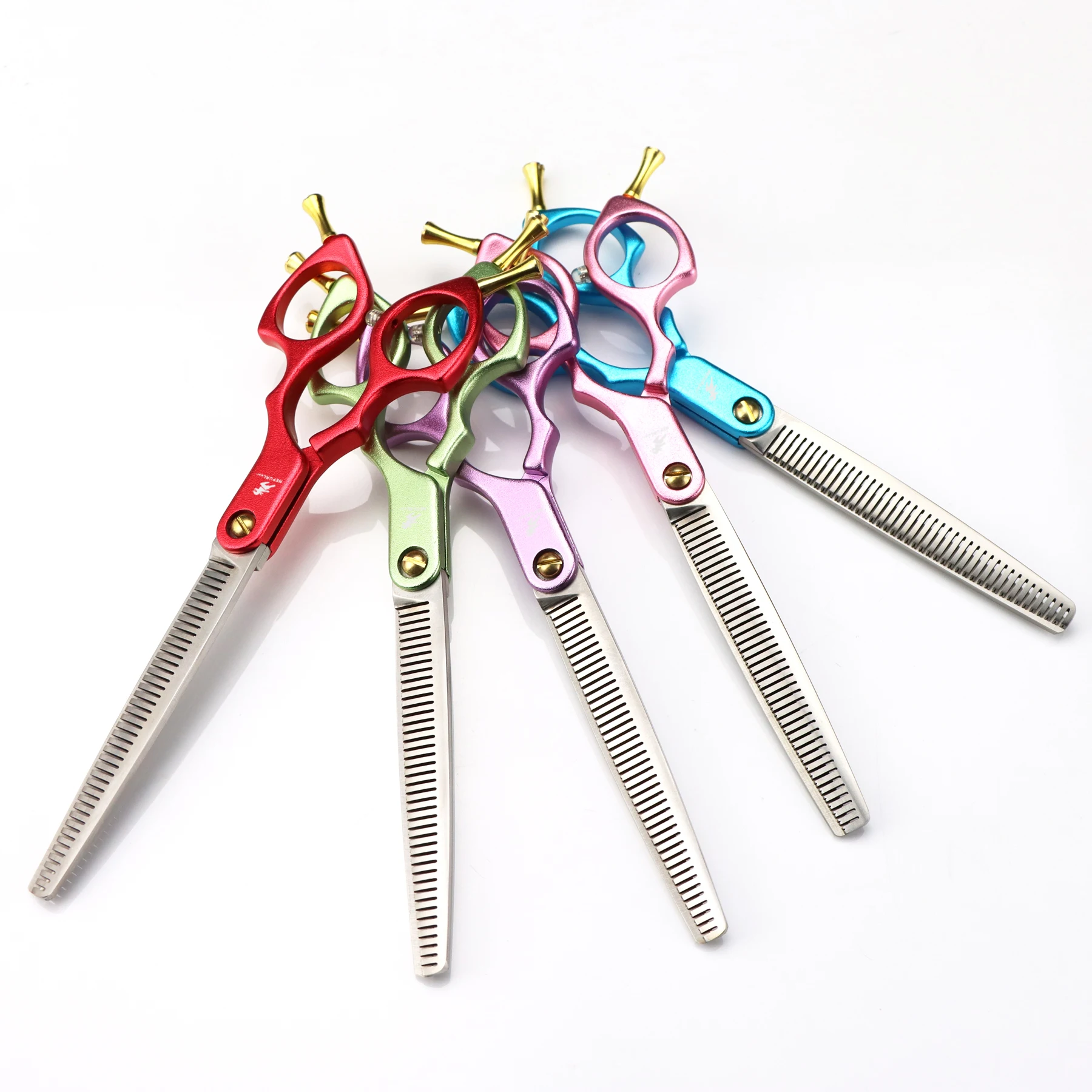 Профессиональные ножницы для ухода за питомцами MDZ 02 из авиационного алюминия, 6,5 дюйма