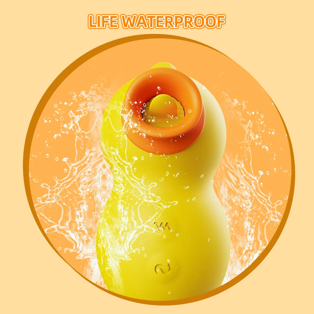 Duck Shape Tongue Licking Vibration Massager Clitoris Stimulation G Spot Breast Vaginal Pussy Sex Toys Vibrator For Women