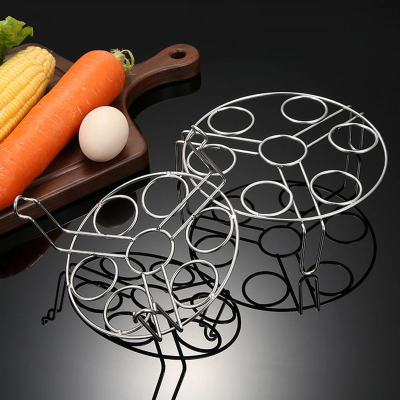Stainless Steel Eggs Steam Rack Egg Steaming Stand Kitchen Steamer Kitchen Cooking Tools