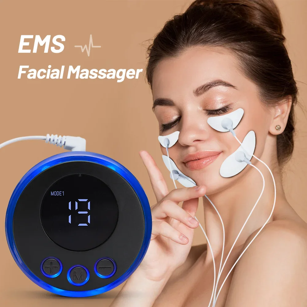OEM Facial Massager Lifting Microcurrent V-Face Double Chin Remover Anti-Wrinkle Neck Lift Skin Tightening Face Massager Machine