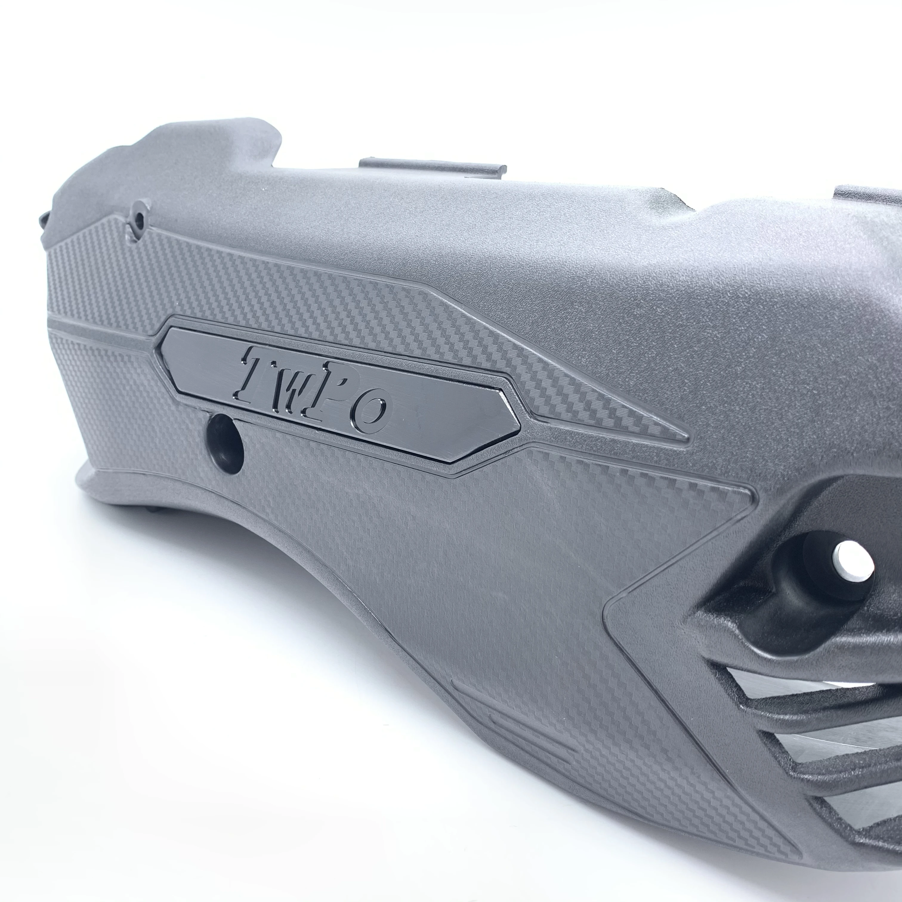 TWPO carbon fiber embossed drive outer cover for RS RSZ JOG CUXI