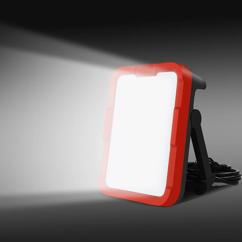 Коммерческая аккумуляторная портативный пластиковый корпус работы СИД прожекторное освещение