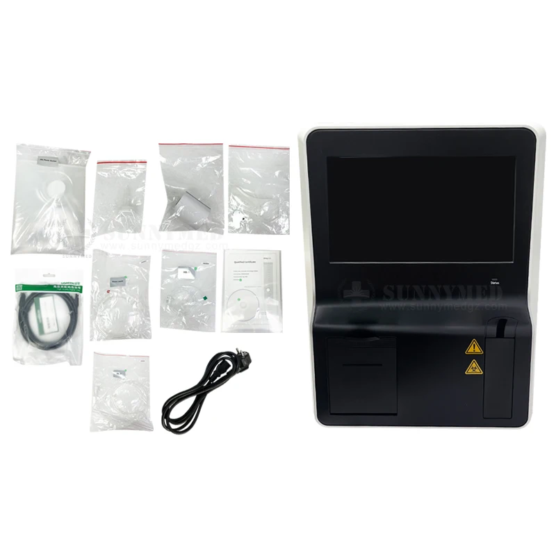 SY-B3000AH Clinical analytical instruments Automatic 3 part blood analyzer LCD touch screen hematology analyzer