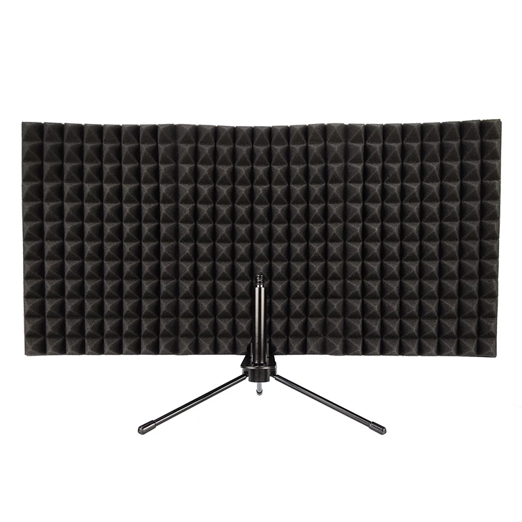 Factory Supply microphone isolation shield sound newest studio microphone mic isolation shield  handheld for studio microphone