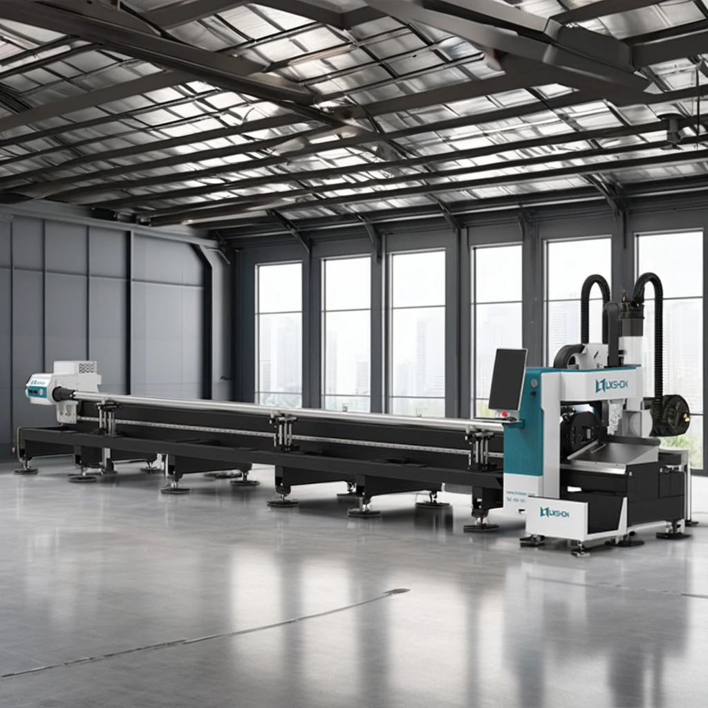 Auto Loading And Unloading Metal Tube Laser Cutting Machine 3000W 6000W Fiber Laser Cutting Machine For Metal Pipe Tube