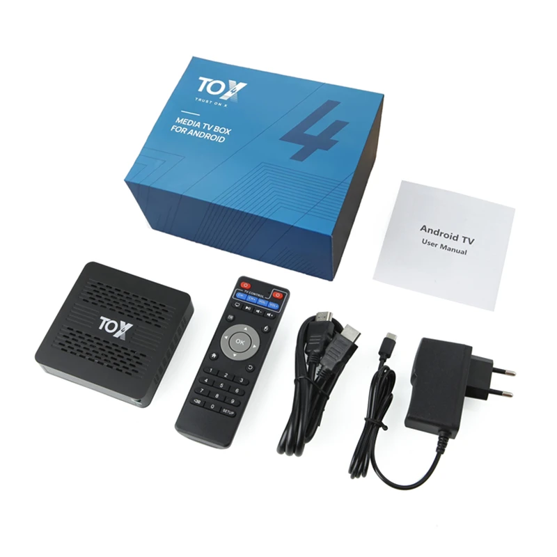 2024 Newest Wifi 6 Smart tv box ugoos tox4 RK3528 2.4G 5G 8K Media Player BT5.0 4GB 32GB Set Top Box Android 13 Tv Box