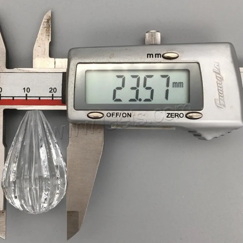 Transparent Acrylic beads jewelry making bulk bead teardrop tear drop rain water waterdrop 1640446