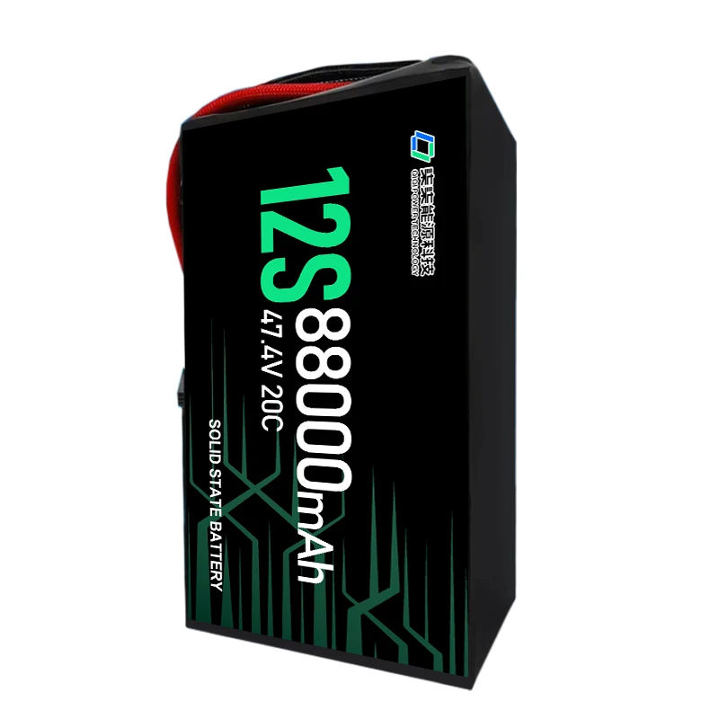 Батарея высокой плотности энергии 12S 67000mAh 88000mAh твердая ионная литий-ионная аккумуляторная батарея FPV Drone RC модель хобби упаковка