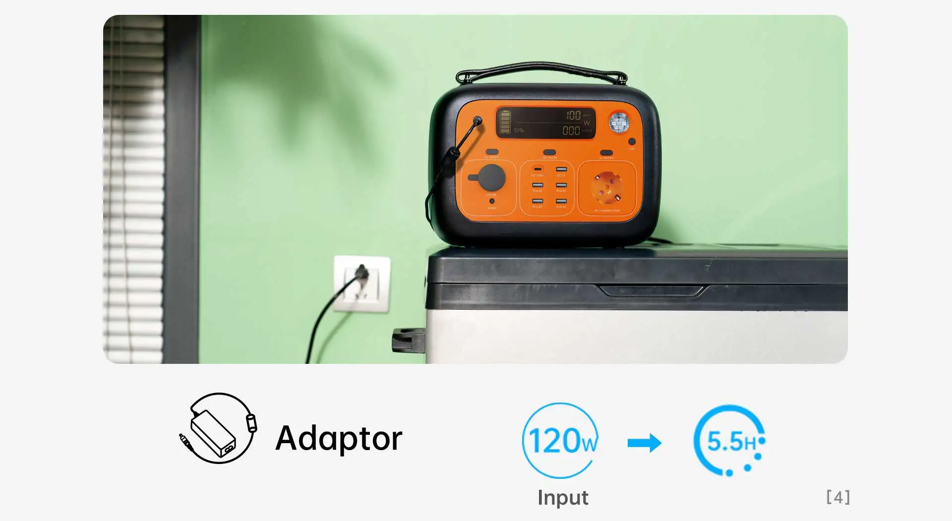 Solar Generator P501 505Wh Lifepo4 Mobile Phone Outdoor 150000 Mah Power Bank Fast Charging Mini Power Station Portable 500W