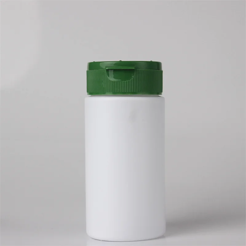 200g baby powder container white PET talcum powder bottles