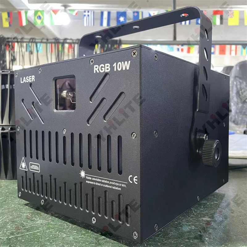 10W RGB laser light 10w full color animation laser Pangolin QS FB3 FB4 Phoenix laser software beyond DJ club bar pub